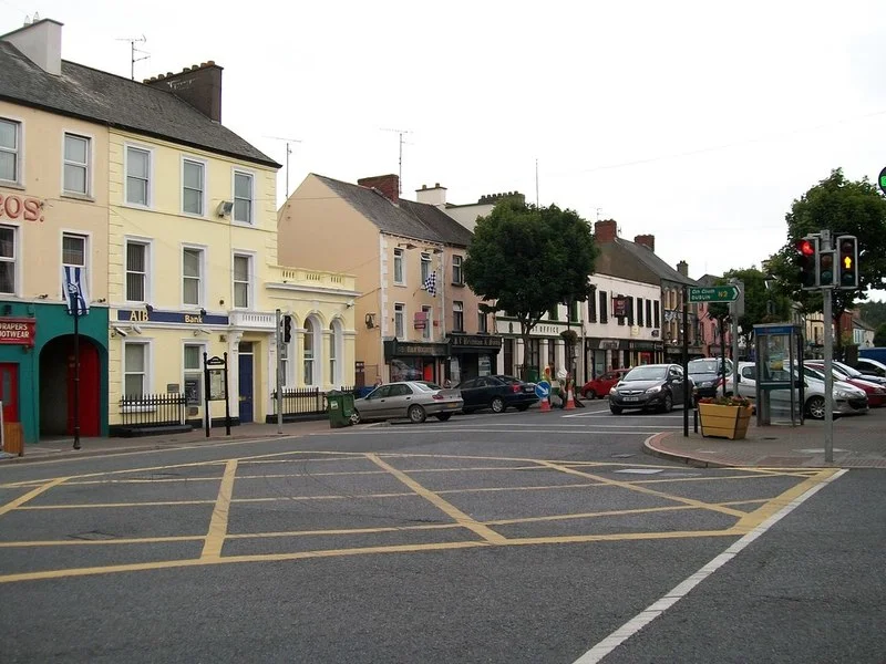 Shopfronts on Main Street in Castleblayney